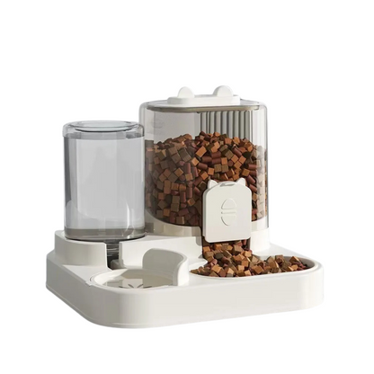 Gamelle Automatique HydraSense avec Fontaine Intégrée – Stockage et Distribution de Nourriture pour Animaux