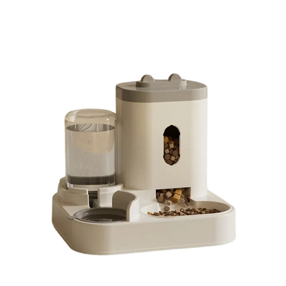 Gamelle Automatique HydraSense avec Fontaine Intégrée – Stockage et Distribution de Nourriture pour Animaux