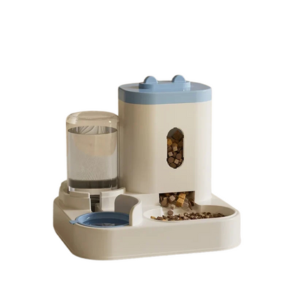 Gamelle Automatique HydraSense avec Fontaine Intégrée – Stockage et Distribution de Nourriture pour Animaux