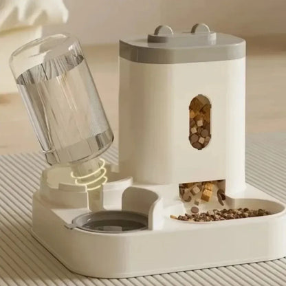 Gamelle Automatique HydraSense avec Fontaine Intégrée – Stockage et Distribution de Nourriture pour Animaux